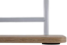 Virágállvány, fehér/sonoma tölgy, LEDOR TYP 1