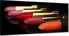 Vászonkép 180x90 Rúzsok fekete alapon