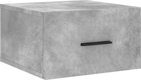 vidaXL 2 db betonszürke falra szerelhető éjjeliszekrény 35x35x20 cm