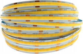 Espe Professzionális Led szalag Cob R2R 12V 6W/m 3000K CRI>90 8mm