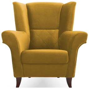 ID KENT füles fotel - sárga