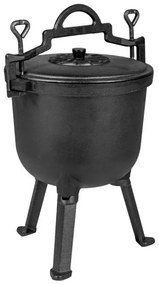 Öntöttvas edény lábakkal 5 literes