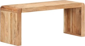 vidaXL tömör akácfa pad 110 x 38 x 46 cm