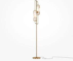 Maytoni modern állólámpa marmo fehér arany mymod099fl-02g