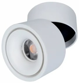 Sínes LED lámpa , track light , 1 fázisú , 2 pólusú , 10 Watt , billenthető , 24° , természetes fehér , fehér , Elmark