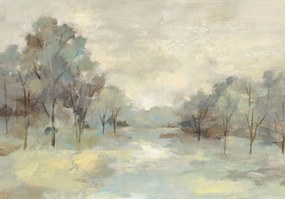 Fotótapéta falra flizelin, mint egy festett kép erdő fa Ragasztó