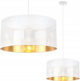 Mennyezeti FĂŒggĆlĂĄmpa CsillĂĄr FehĂ©r-arany LĂĄmpabĂșra HĂĄlĂłszoba Nappali E27