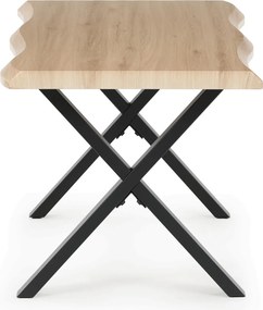 CT-F4312 OAK natúr MDF dohányzóasztal 60 × 120 cm