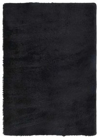 fekete hosszú szálú NAVARRA bozontos szőnyeg 120x170 cm