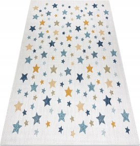 Juta Lapos Szövésű Szőnyeg 120x170 cm Csillagok #D154
