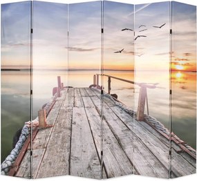 vidaXL tavas paraván 228 x 170 cm