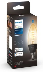 Szálas okos izzó E14, 5 W White ambiance – Philips Hue