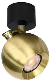 Mennyezeti Lámpa Fekete Lafin ITALUX-SPL-45379-1R-BK-GD