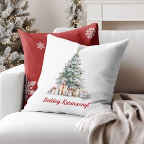 Goldea karácsonyi dekoratív párnahuzat - karácsonyfa 45 x 45 cm
