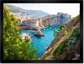 Poszterek keretben 40x30 Kilátás a Lovrijenac erődből