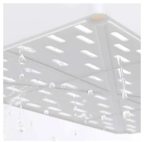 3 szintes konyhai polc Fürdőszoba polc kerekeken 40x22x60cm fehér