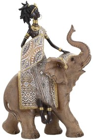 Törzsi masai elefánttal 22,5x12x32,5 cm
