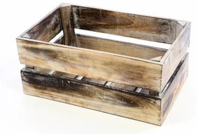 DIVERO Tároló doboz VINTAGE 44 x 28 x 19 cm barna