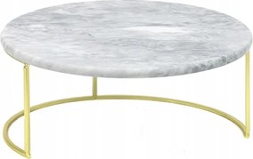 Patera Asztali Dekorációs Állvány 25cm Szürke Arany Márvány Fém