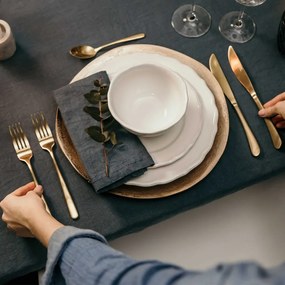 KINGS evőeszköz szett, matt arany