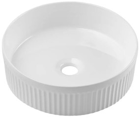 COMAD COMAD BEYOND 2 FEHÉR ( E-6565 ) - Pultos mosdókagyló BEYOND átm. 36 cm fényes fehér CM0017