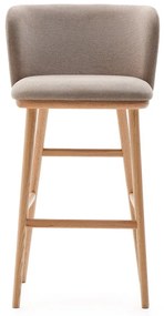 Világosbarna bárszék (ülésmagasság 75,5 cm) Ciselia – Kave Home