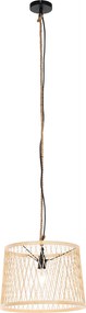Rusztikus kültéri függőlámpa rattanból 40 cm - Calamus