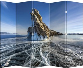 Paraván - Jeges sziklák (210x170 cm)