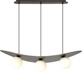 Emibig modern függeszték aura fehér fekete emi1301/3