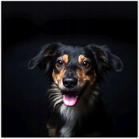 Poszterek 140x140 Border Collie portré