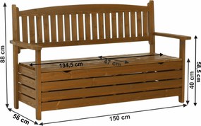 Kerti lóca, barna, 150cm, AMULA