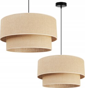 Függőlámpa Mennyezeti Csillár Lámpabúra Boho Juta Étkező Asztal Nappali