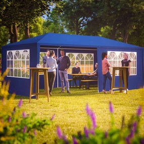 NEAPOL rendezvénysátor, 3x6m, kék Jurhan