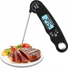 Konyhai Hőmérő -50-300°C Vezeték Nélküli Digitális LCD Steak Hús Szonda
