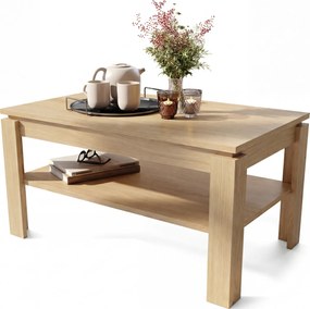 Mazzoni ASTI-R Oasis Tölgy - MODERN DOHÁNYZÓASZTAL BŐVÍTHETŐ ASZTALLAPPAL