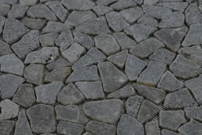Andezit mozaik Garth, burkolat - fekete/sötétszürke