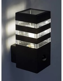 Rabalux 77025- Kültéri fali lámpa érzékelővel ANKARA 1xE27/12W/230V IP44