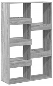 szürke sonoma színű szerelt fa térelválasztó 100x33x155,5 cm