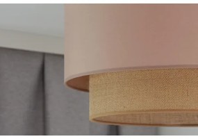 Duolla - Felületre szerelhető csillár  BOHO 1xE27/15W/230V átm. 45 cm bézs/barna