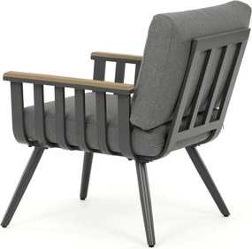 Kerti bútor garnitúra, alumínium, szürke, AZS-S1921 GREY