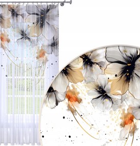 Függöny Kész 140x240 Fátyol Festett Béka Mintás 202