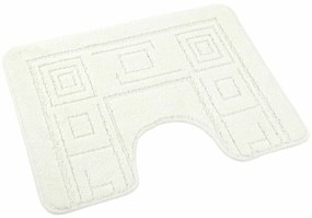 Kvalitex Ornament WC szőnyeg krém, 60 x 50 cm