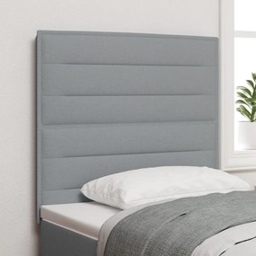 Fejtámla Csíkos Design Világosszürke 80 cm Szövet