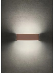 Redo 90453 - KLIPPE LED kültéri fali lámpa, 24W, 230V, 3000K, IP54, barna