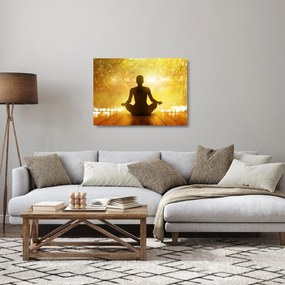Kép - Meditáció (üvegen) (70x50 cm)