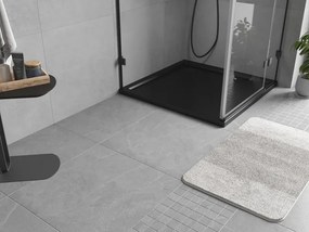 Mexen Flow négyzet alakú lapos zuhanytálca 120 x 120 cm, fekete matt - 46S701212