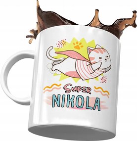 Nikola Születésnapi Bögre Névnapi Ajándék Nyomtatott Fotóval