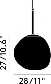 TOM DIXON MES04GO-PEUM2 MELT Arany Színű Függeszték LED 6W IP20