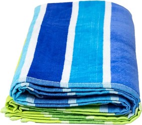 MIRAGE Strandtörölköző zöld 165x90cm
