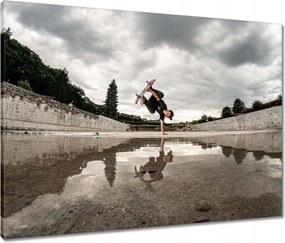 Vászonkép 80x60 Gördeszka Deszka Ugrálókötél